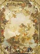 Giovanni Battista Tiepolo Allegory of the Planets and Continents oil